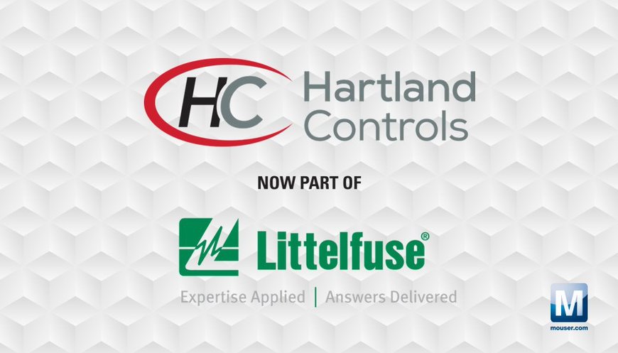Mouser Electronics e Hartland Controls annunciano un accordo di distribuzione globale
